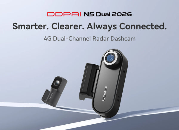 DDPAI N5 Dual 4K HDR Dash Cam Front And Rear AI Night Vision WiFi 6 GPS ADAS - stepyours.com