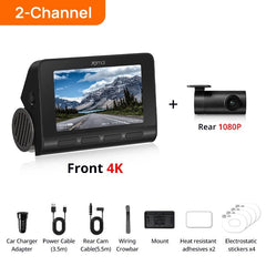 70mai A810 4K Dash Cam HDR GPS ADAS With 4G Parking DVR - stepyours.com