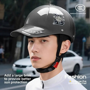 Lightweight Half Motorcycle Helmet — product view 2