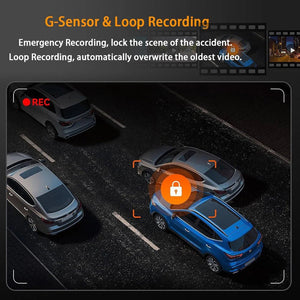 4 Channel Dash Cam 360 Degree Car Video Recorder Night Vision Parking Monitor - stepyours.com