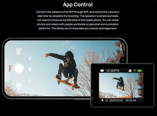 SJCAM SJ4000 Air Action Camera 4K Video 30m Waterproof 2.4G WiFi Sports Cam - stepyours.com