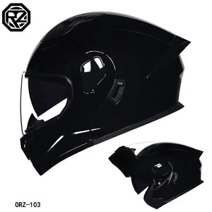 ORZ Modular Flip Helmet Dual Visor — product view 6