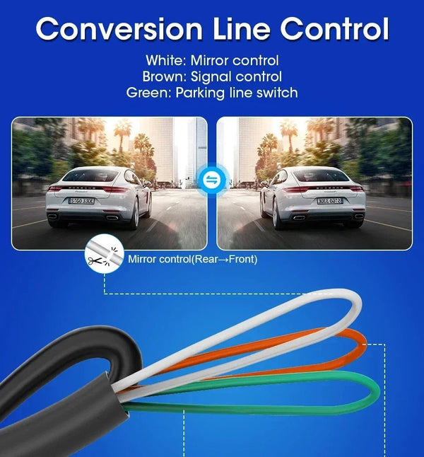 JMCQ AHD 1080P Car Rear View Camera 170 Degree Fisheye With Bracket For Opel - stepyours.com