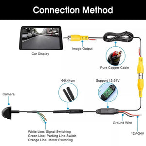 1080P AHD Car Rear View Camera Wide Angle Night Vision For Safer Reversing - stepyours.com