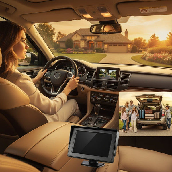 4.3 Inch Rear View Camera Monitor For Car Parking System - stepyours.com