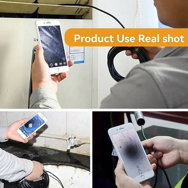 OllyMurs Type - C Android Endoscope IP67 Camera - 5.5 To 8mm 6 LED Borescope - stepyours.com