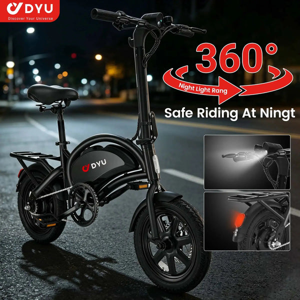 Dyu City Folding Ebike — product view 5