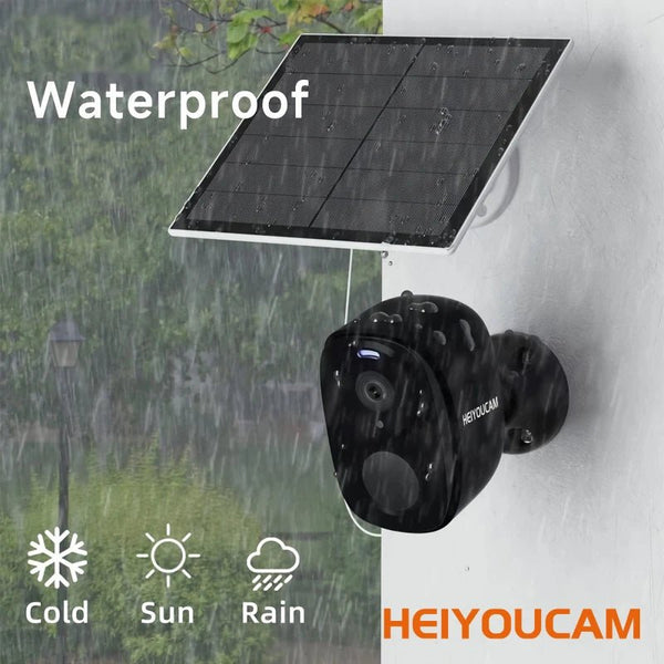 HEIYOUCAM WiFi Outdoor Security Camera 2K Battery AI Color Night Vision Hooks - stepyours.com