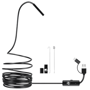 5.5mm Sewer Endoscope Type C Mini Camera For Android Compact Borescope Hooks - stepyours.com