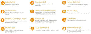 Imou Ranger 2C Pro 3MP WiFi Camera With AI Detection 360 Coverage Two Way Talk - stepyours.com