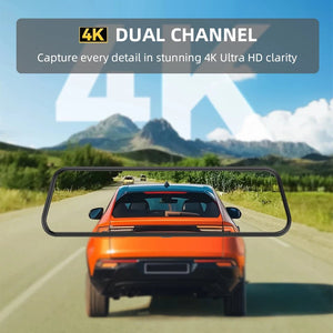4K Car DVR Touch Screen Dash Cam CarPlay Android Auto Night Vision - stepyours.com