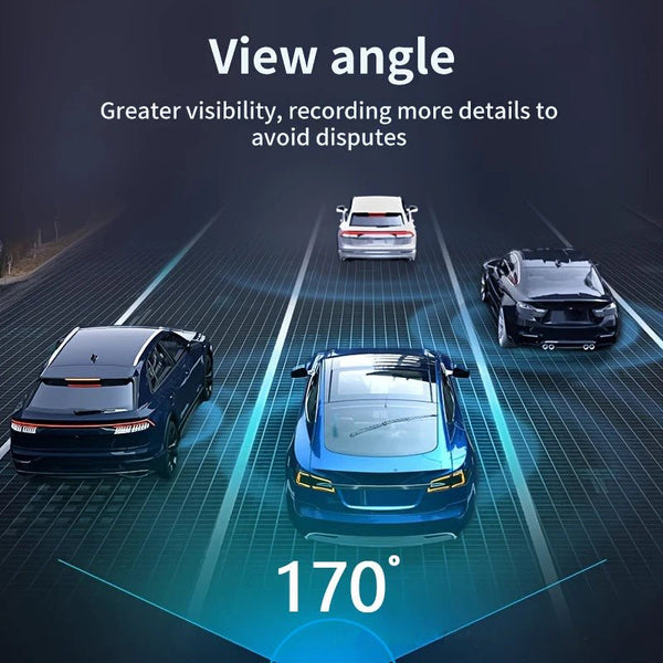 1080P WiFi Dual Dash Cam Front Inside Car with IR Night Vision Loop Recording - stepyours.com