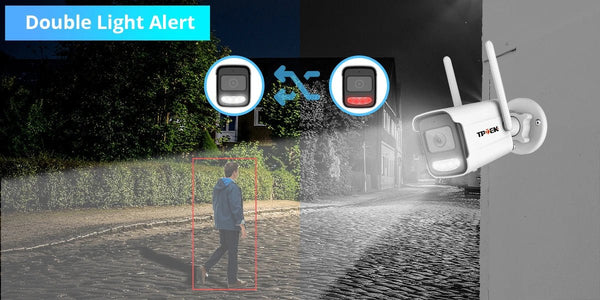 8MP 4K IP Camera WiFi Bullet Outdoor With AI Human Detection - stepyours.com