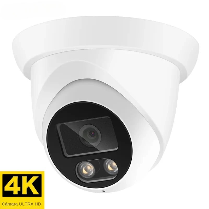 New 4K 8MP IP Camera AI Color Night Vision Outdoor PoE Surveillance Hooks - stepyours.com