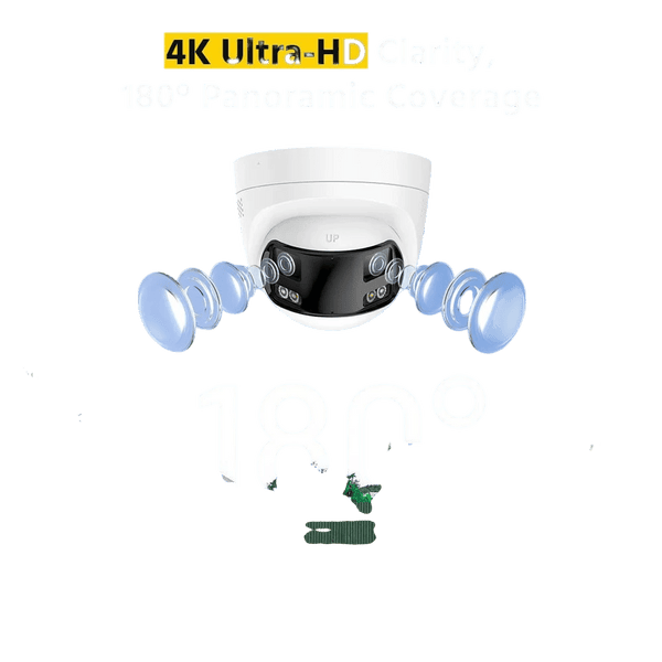 ANNKE 4K 8MP Dual - Lens Outdoor PoE Camera - 180 - Degree Wide View - stepyours.com