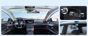 AZDOME M550 Pro Dash Cam IR Night Vision 4K Plus 2.5K 5.8Ghz WiFi GPS Screen - stepyours.com