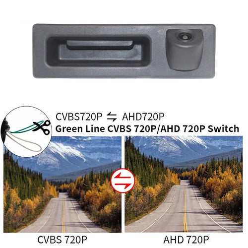AHD 1080P Waterproof Night Vision Rear View Camera For BMW 3 Series And 5 Series - stepyours.com