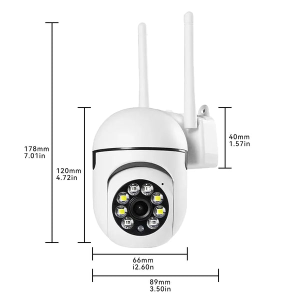 OKam Pro Indoor 8MP WiFi IP Camera - Smart Tracking And 355 Degree Pan - stepyours.com