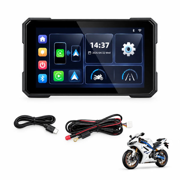 Wireless CarPlay Motorcycle GPS Screen — product view 1