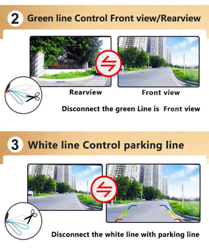 Smartour 4K Fisheye Car Rear View Camera 180 Degree Night Vision Parking Helper - stepyours.com