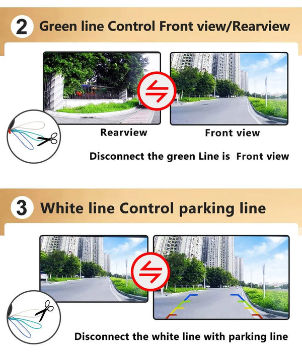 Smartour 4K Fisheye Car Rear View Camera 180 Degree Night Vision Parking Helper - stepyours.com