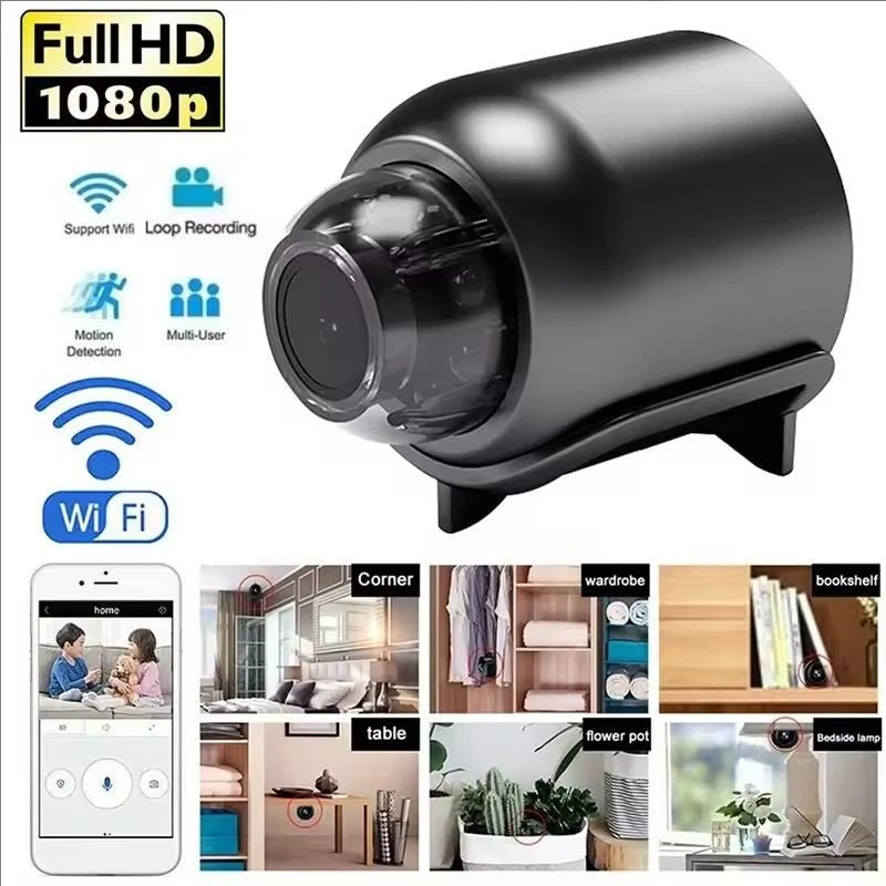 X5 Mini 1080P WiFi Security Camera Night Vision Motion Detection - stepyours.com