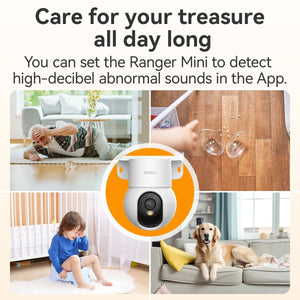 IMOU Ranger Mini 3/5MP IP Camera - 360 Degree Coverage With Smart Detection - stepyours.com