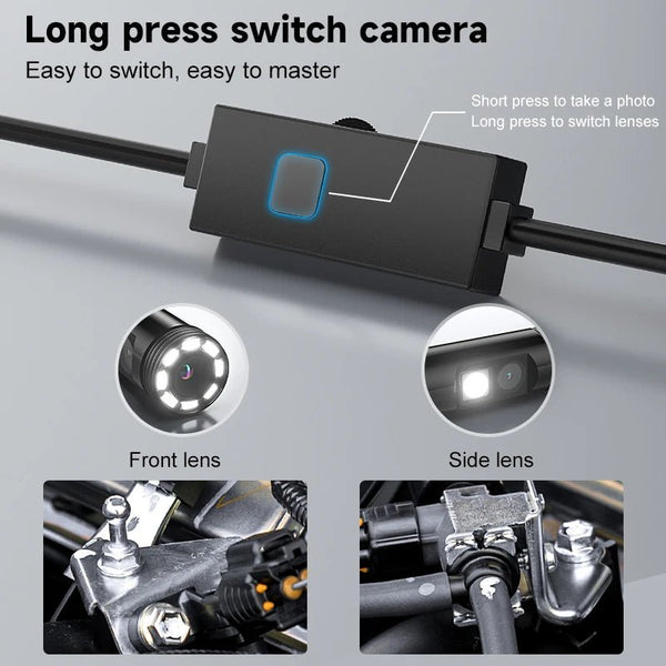 HD1080P Endoscope 3in1 USB Type - C Dual Camera for iPhone Android.add Hooks - stepyours.com