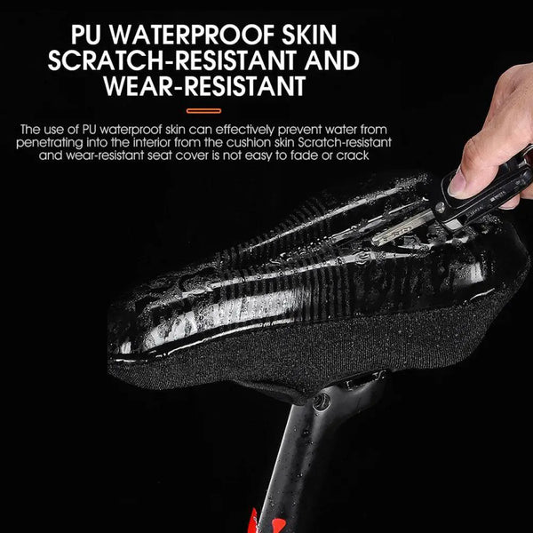 Gel Padded Bike Seat Cover Waterproof Cushion
