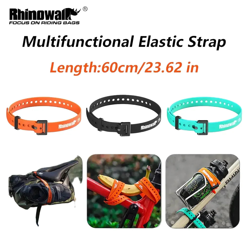 Rhinowalk TPU Plastic Elastic Scale Strap For Securing Bike & Motorcycle Cycling Equipment Reliable Outdoor Cycling Accessories