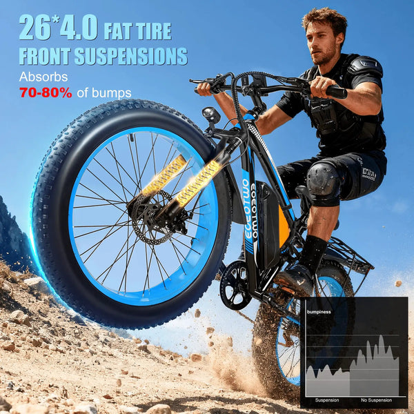 Eoeotwo High Power Fat Tire Ebike — product view 4