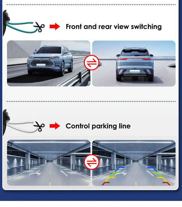 SMARTOUR AHD 1080P Reversing Camera Night Vision CVBS 6M Cable - stepyours.com