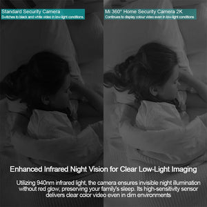 Xiaomi Home Security PTZ 2K Camera Color Night Vision AI Detection Hooks - stepyours.com