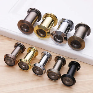 220 Degree Door Viewer HD glass lens Wide Angle Peephole Security Hidden Door Adjustable Glass Lens For Furniture Hardware Tools by stepyours.com