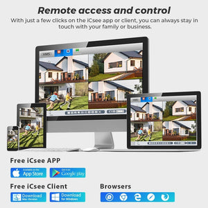 4MP Outdoor WiFi Camera 2K PTZ Night Vision IP Surveillance ICSee App - stepyours.com