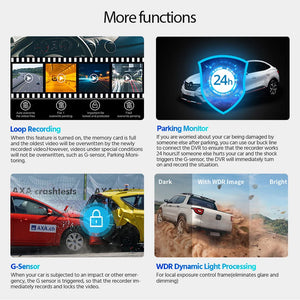 4K Dash Cam GPS WiFi Night Vision Car DVR with Optional Rear Lens