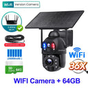SHIWOJIA Solar 4G Security Camera With 360 Night Vision And 36X Zoom - stepyours.com