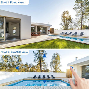 BESDER 10MP Dual - Lens Outdoor WiFi IP Camera - Auto - Tracking and Night Vision - stepyours.com
