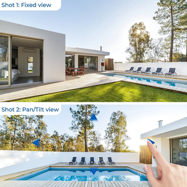 BESDER 10MP Dual - Lens Outdoor WiFi IP Camera - Auto - Tracking and Night Vision - stepyours.com