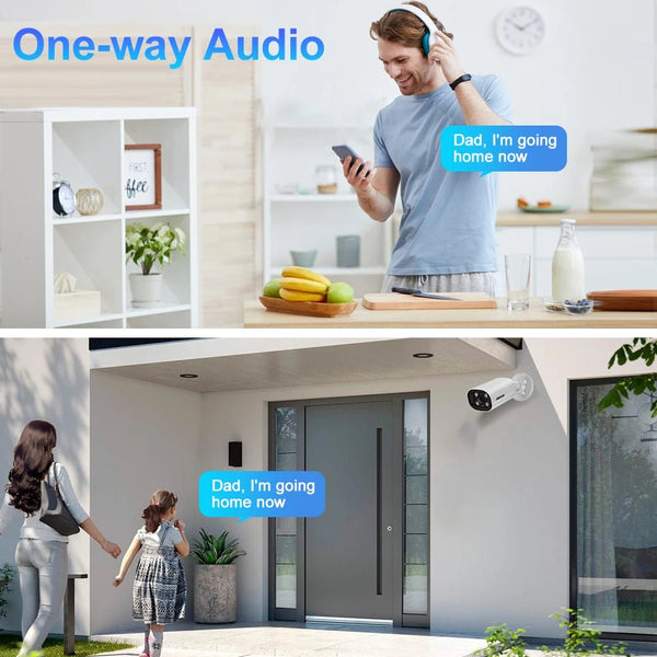 ASECAM 8MP POE IP Camera 4K Outdoor Human Detection CCTV AI Night Vision - stepyours.com