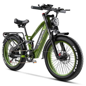 Cybervelo Fat Tire Mountain Ebike — product view 9