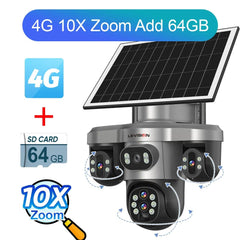 LS Vision 20MP Solar WiFi Surveillance Camera V380 Pro 10X Optical Zoom Outdoor - stepyours.com