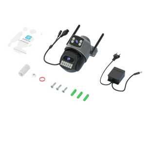 BESDER 15MP WiFi Outdoor Camera Dual Screen 10X Zoom PTZ Security IP Cam - stepyours.com