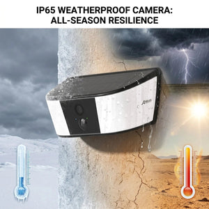 ANRAN 1296P Floodlight Solar Camera - Wireless Security With Human Detection - stepyours.com