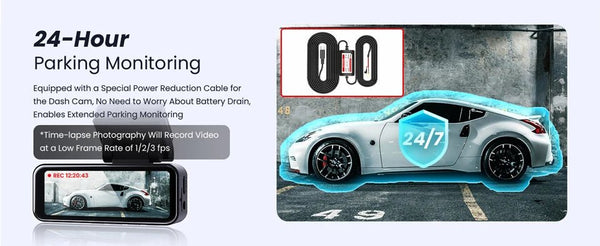 4K Dash Cam Car Camera With GPS WiFi Night Vision Dual Lens Rear View - stepyours.com