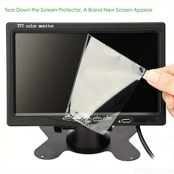 Night Vision 7 Inch TFT Monitor With 18 IR LEDs Backup Camera RV - stepyours.com