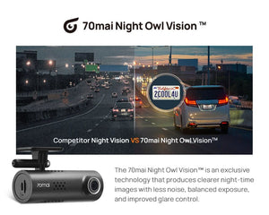 70mai M310 Plus 2K Dash Cam With English Voice Control 1440P WDR Parking WiFi 6 - stepyours.com