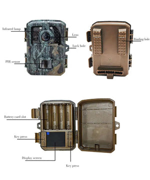 MiniDL003 Wild Hunter Camera 16MP 1080P Night Vision For Trails - stepyours.com