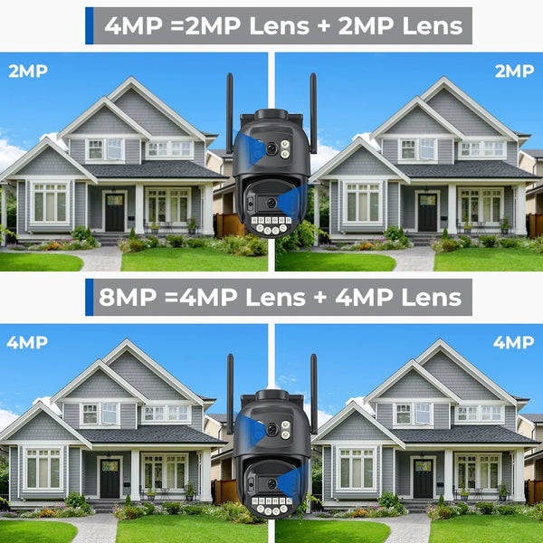ANBIUX 8MP Dual Lens PTZ IP Camera with AI Humanoid Detection - stepyours.com