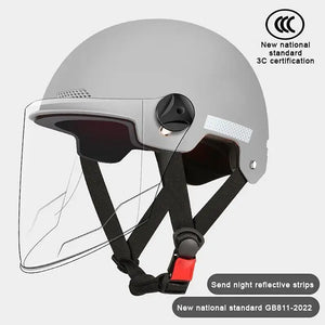 Cartoon Half Helmet With Goggles — product view 17